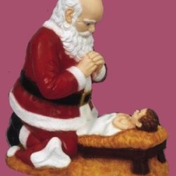 24" Kneeling Santa