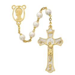 Gold & Pearl Rosary