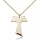 Gold Filled Tau Cross Pendant