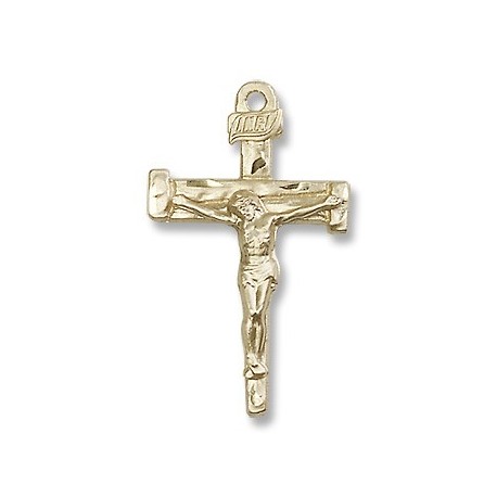 Gold Filled Nail Crucifix Pendant