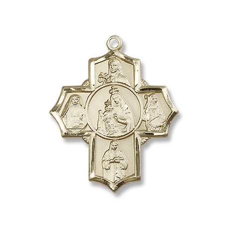 Gold Filled O/L of Mount Carmel Pendant