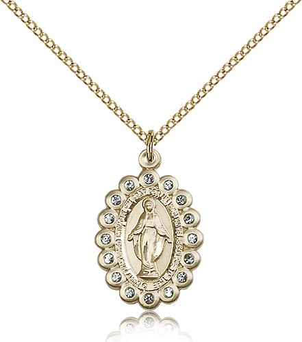 Gold Filled Miraculous Pendant