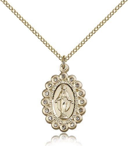 Gold Filled Miraculous Pendant