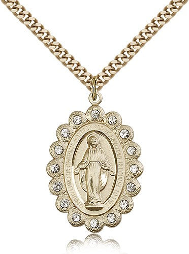 Gold Filled Miraculous Pendant