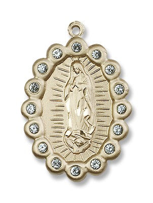 Gold Filled O/L of Guadalupe Pendant