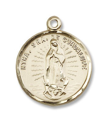 Gold Filled O/L of Guadalupe Pendant