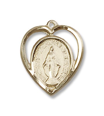 Gold Filled Miraculous Pendant