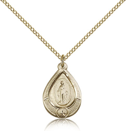 Gold Filled Miraculous Pendant