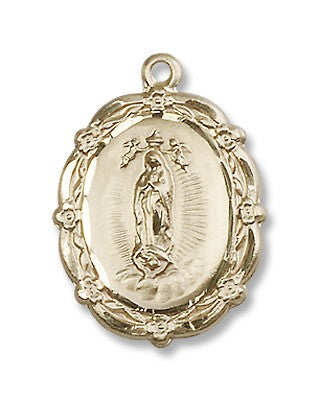 Gold Filled O/L of Guadalupe Pendant