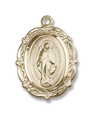 Gold Filled Miraculous Pendant