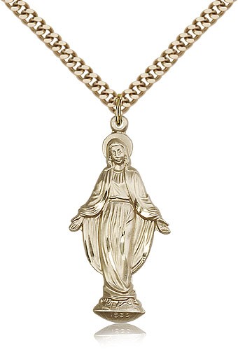 Gold Filled Miraculous Pendant