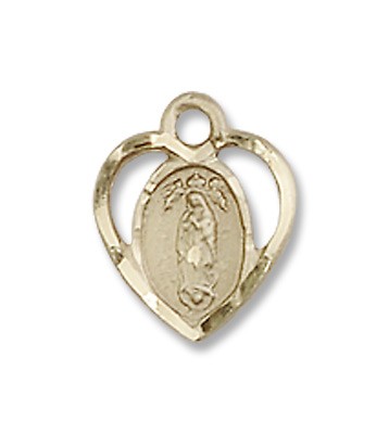 Gold Filled O/L of Guadalupe Pendant