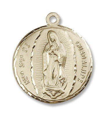 Gold Filled O/L of Guadalupe Pendant