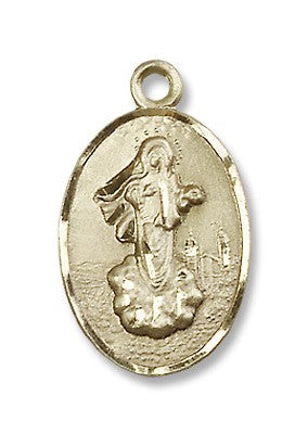 Gold Filled O/L of Medugorje Pendant