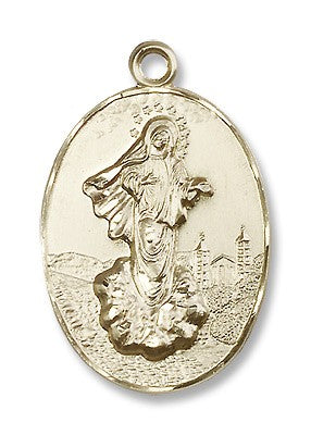 Gold Filled O/L of Medugorje Pendant