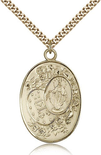 Gold Filled Miraculous Pendant