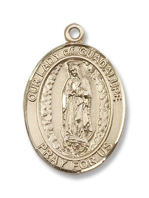 Gold Filled O/L of Guadalupe Pendant