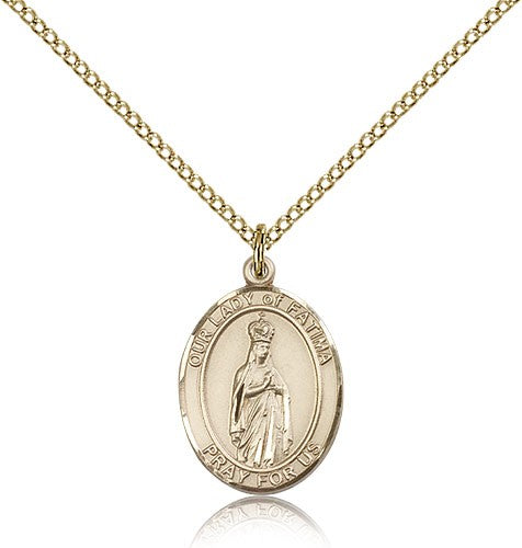 Gold Filled O/L of Fatima Pendant