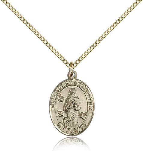 Gold Filled O/L Of Assumption Pendant