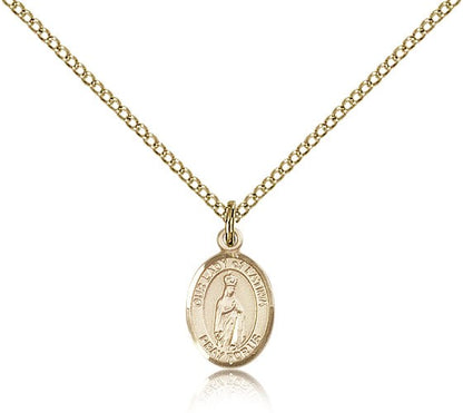 Gold Filled O/L of Fatima Pendant