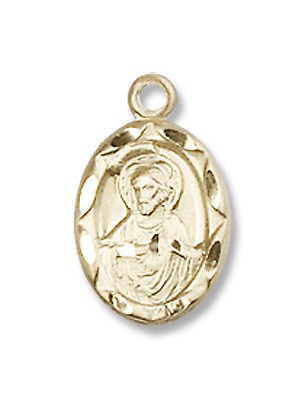 Gold Filled Scapular Pendant