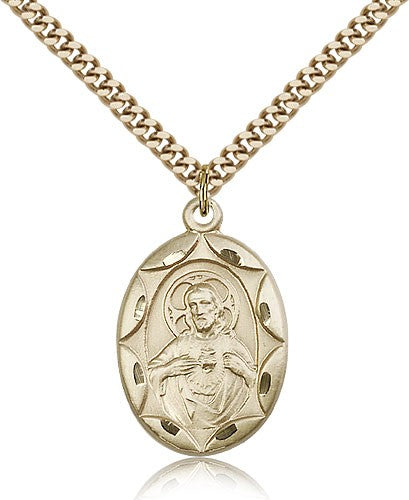 Gold Filled Scapular Pendant