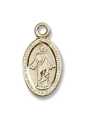 Gold Filled Scapular Pendant