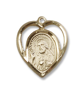 Gold Filled Scapular Pendant