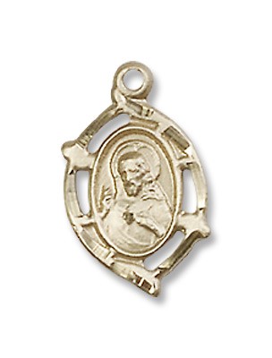 Gold Filled Scapular Pendant