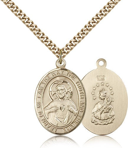 Gold Filled Scapular Pendant