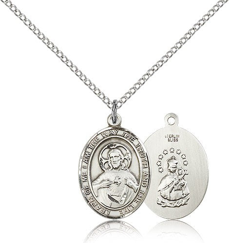 Sterling Silver Scapular Pendant