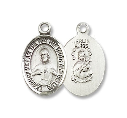 Sterling Silver Scapular Pendant