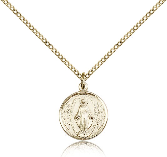 Gold Filled Miraculous Pendant