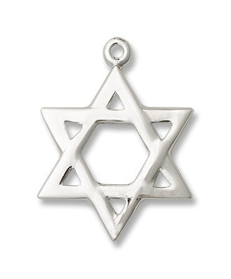 Star of David Sterling Silver Pendant