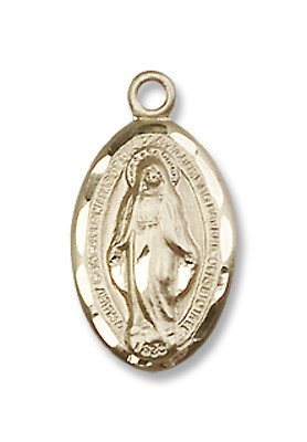 Gold Filled Miraculous Pendant