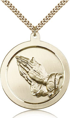 Gold Filled Praying Hand Pendant