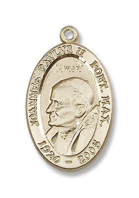 Gold Filled Pope John Paul II Pendant