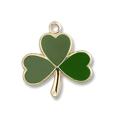 Gold Filled Shamrock Pendant