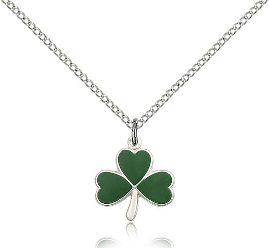 Sterling Silver Shamrock Pendant