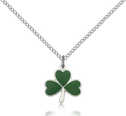 Sterling Silver Shamrock Pendant