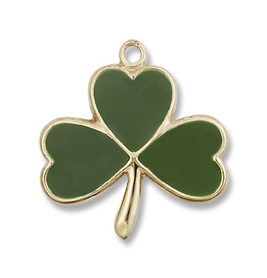 Gold Filled Shamrock Pendant