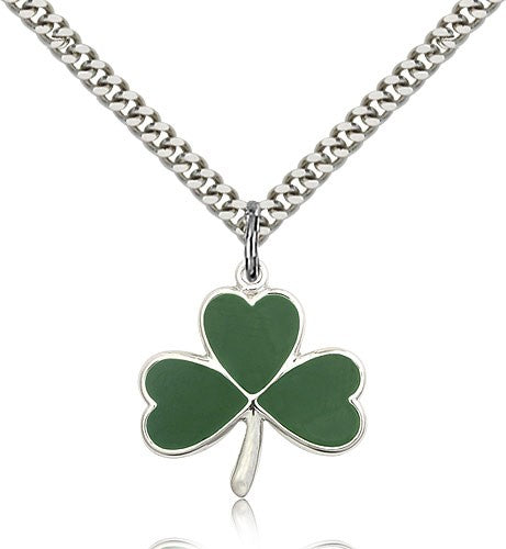 Sterling Silver Shamrock Pendant