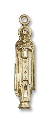 Gold Filled Madonna & Child Pendant