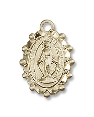 Gold Filled Miraculous Pendant