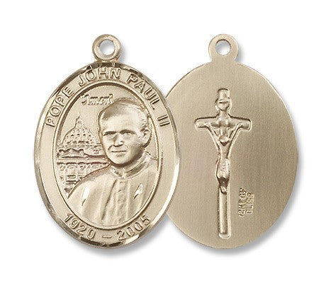 Gold Filled Pope John Paul II Pendant