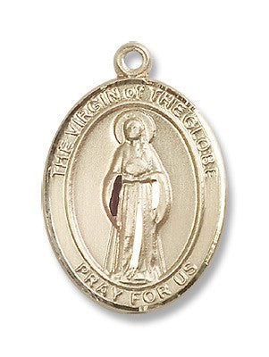 Gold Filled Virgin of the Globe Pendant