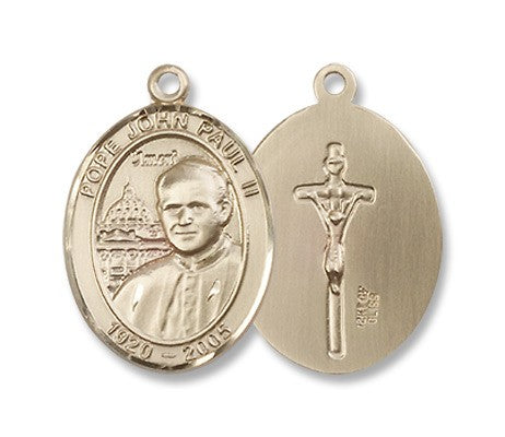 Gold Filled Pope John Paul II Pendant