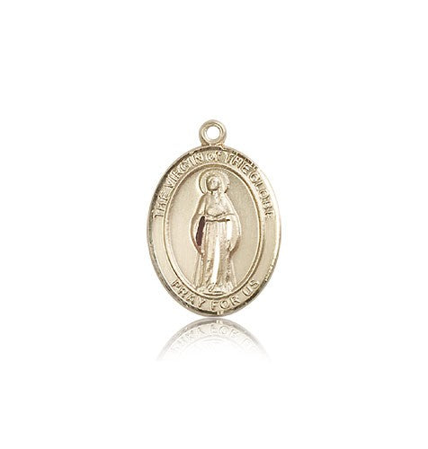 14K Gold Virgin of the Globe Medal