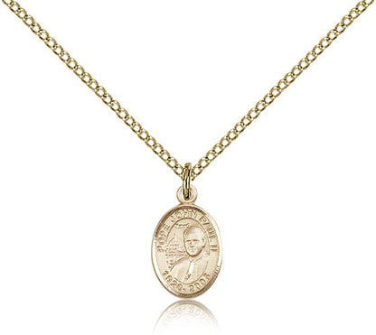 Gold Filled Pope John Paul II Pendant