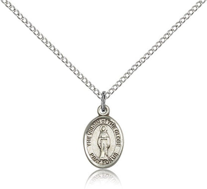 Sterling Silver Virgin Of The Globe Pendant